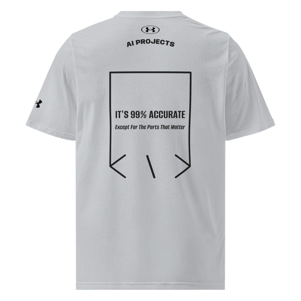 It's 99% Accurate — Grey Black back mockup