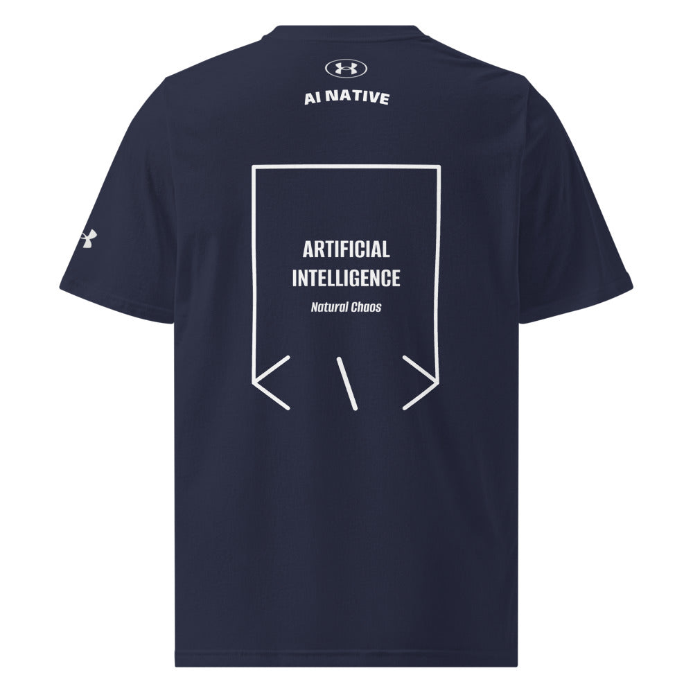 Artificial Intelligence — Navy White back mockup