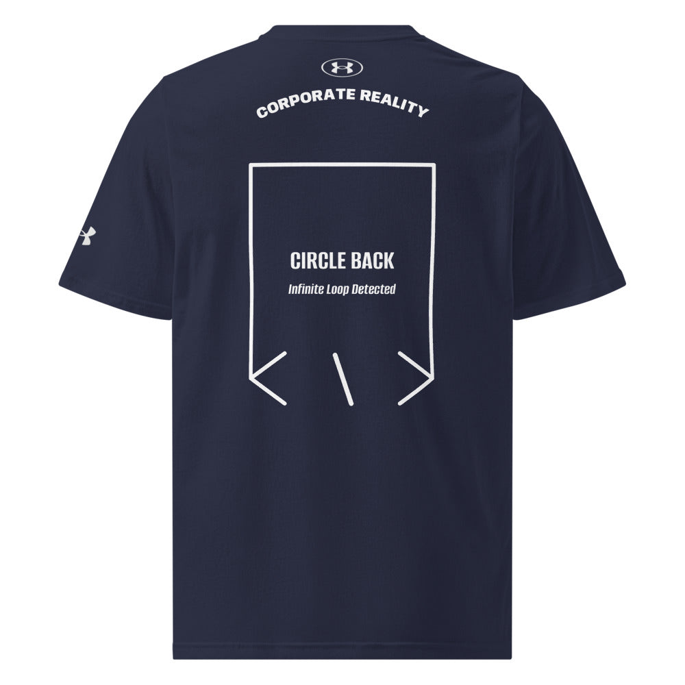 Circle Back — Navy White back mockup