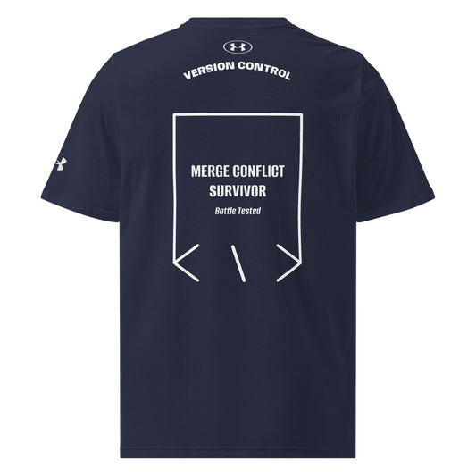 Merge Conflict Survivor — secondary back mockup