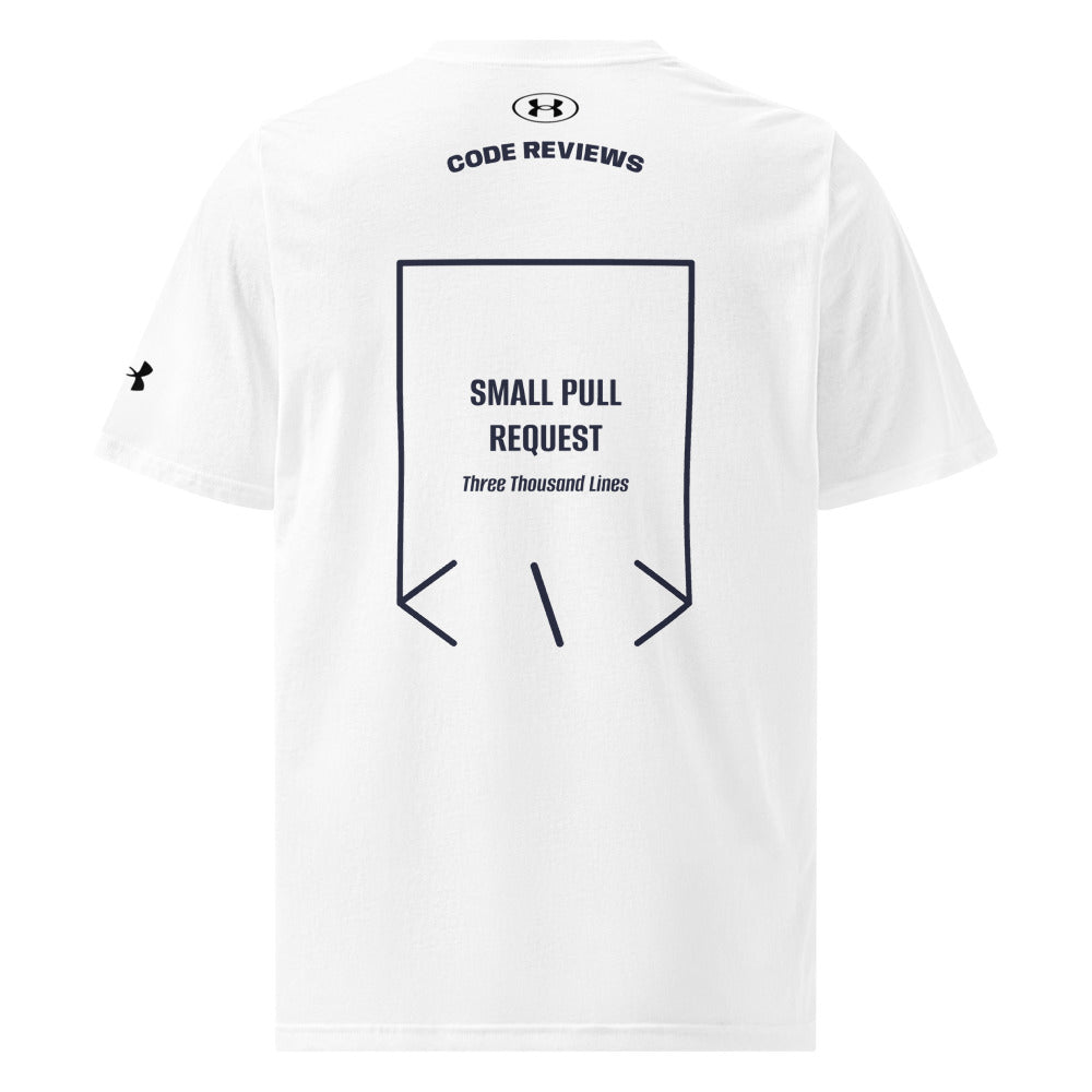 Small Pull Request — White Navy back mockup