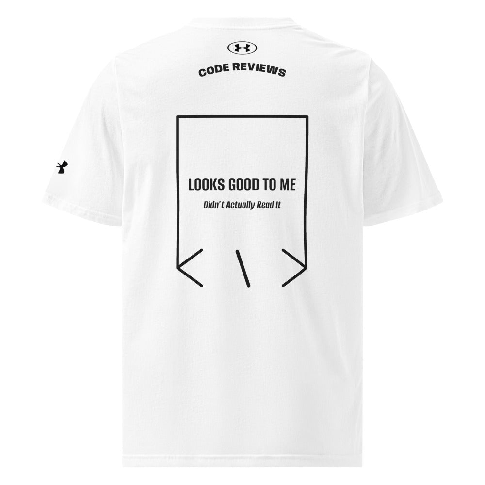 Looks Good To Me — White Black back mockup