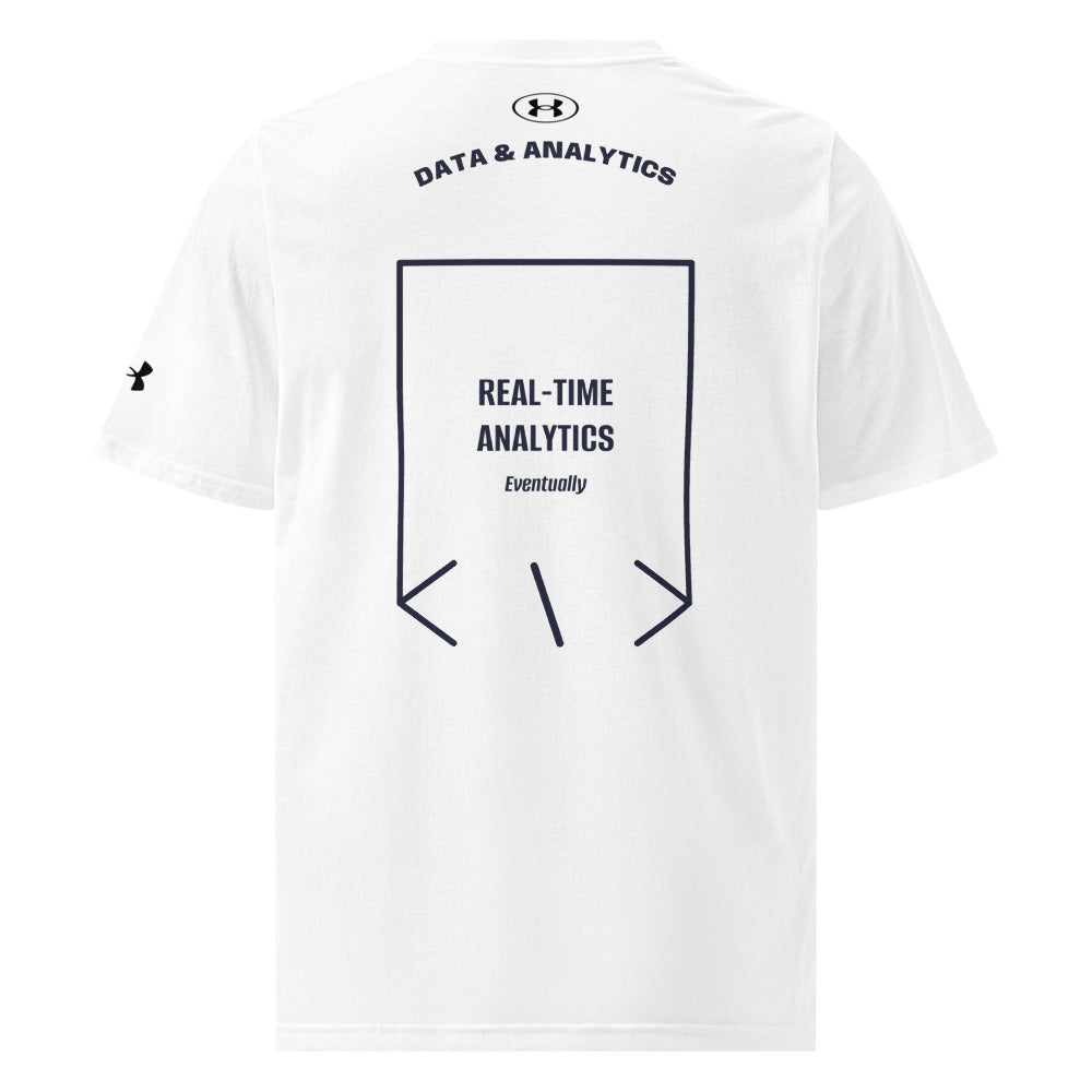 Real-Time Analytics — White Navy back mockup