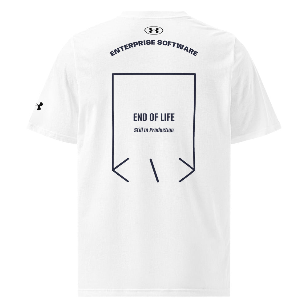 End Of Life — White Navy back mockup