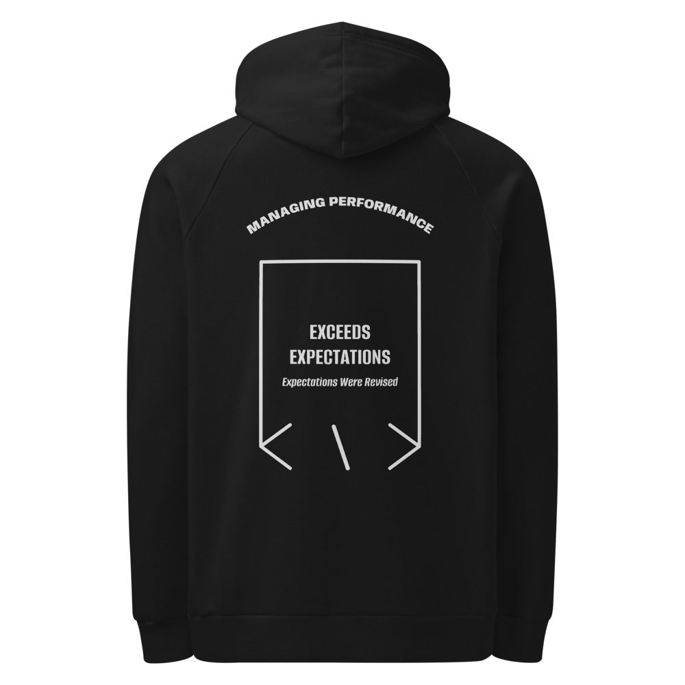 Exceeds Expectations — Black Grey back mockup
