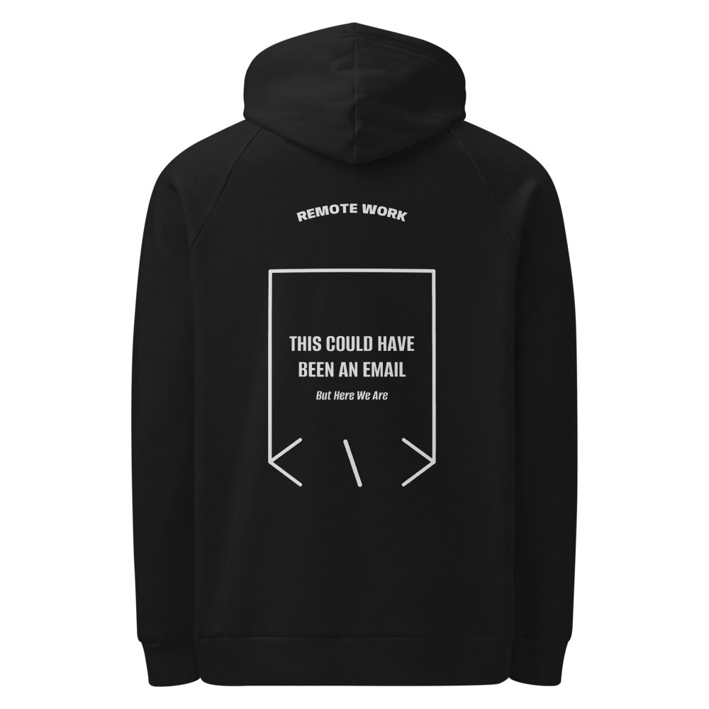 This Could Have Been An Email — Black Grey back mockup