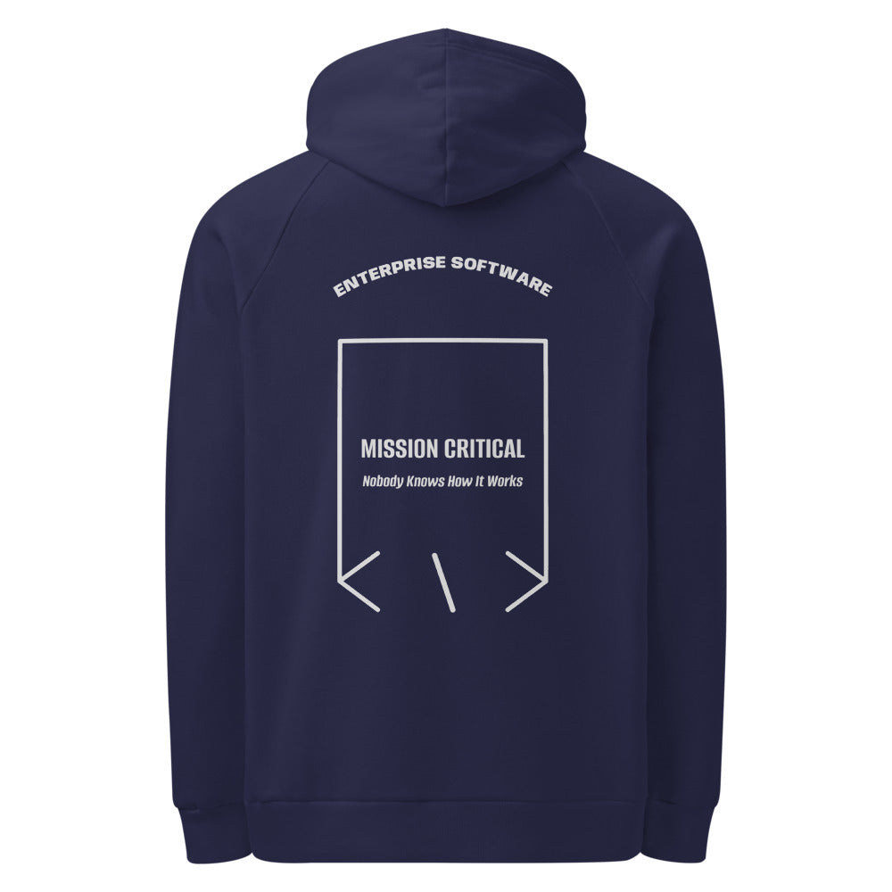 Mission Critical — Navy Grey back mockup