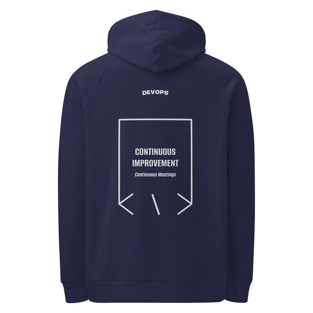 Continuous Improvement — Navy Grey back mockup