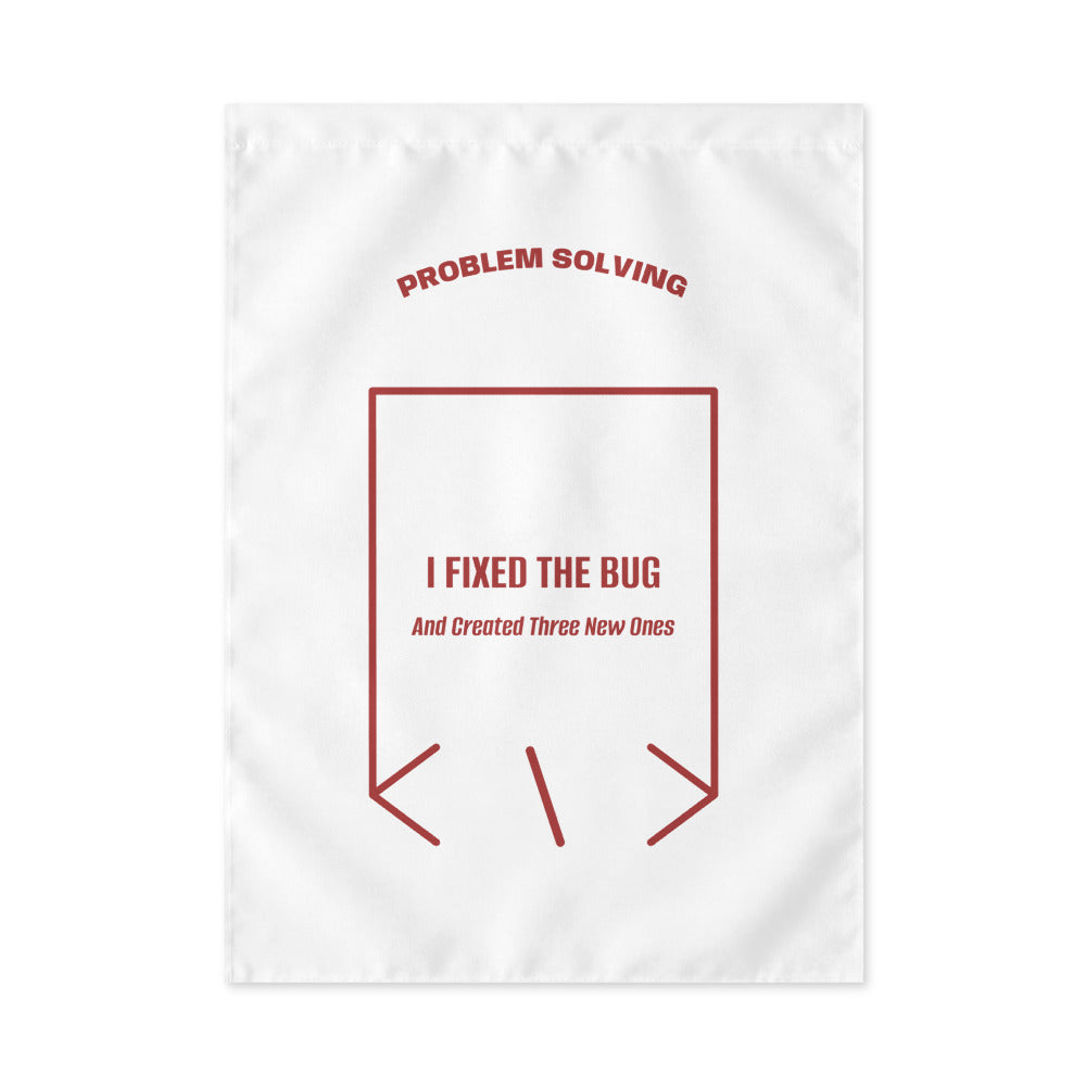 I Fixed The Bug — White Brown back mockup