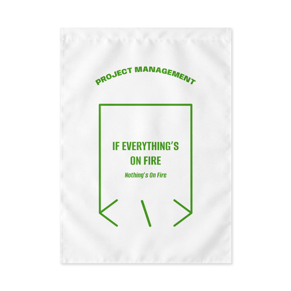 If Everything’s On Fire — White Green back mockup