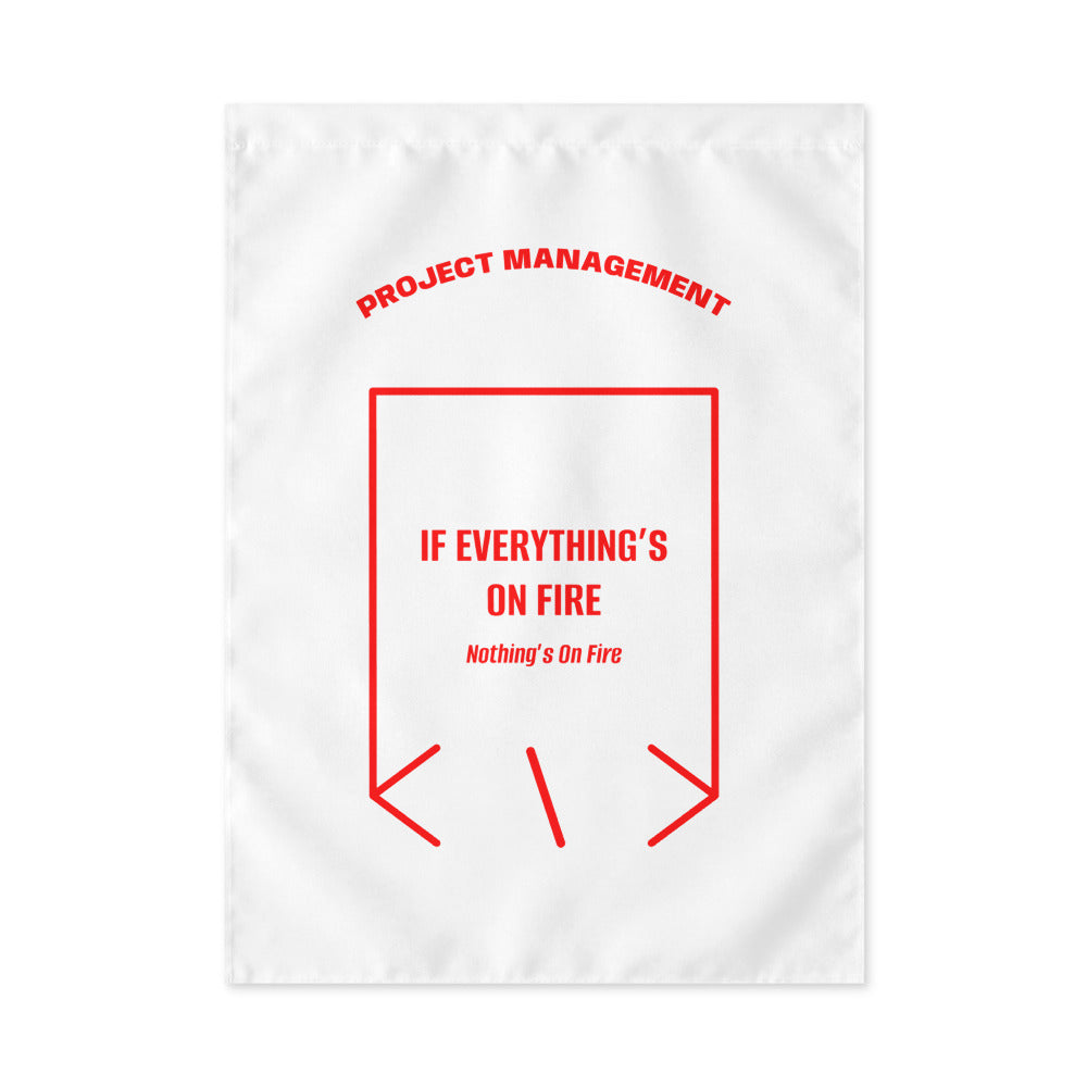 If Everything’s On Fire — White Red back mockup