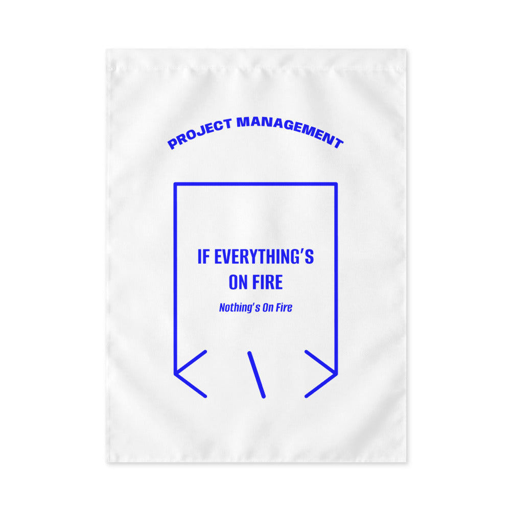 If Everything’s On Fire — White Blue back mockup