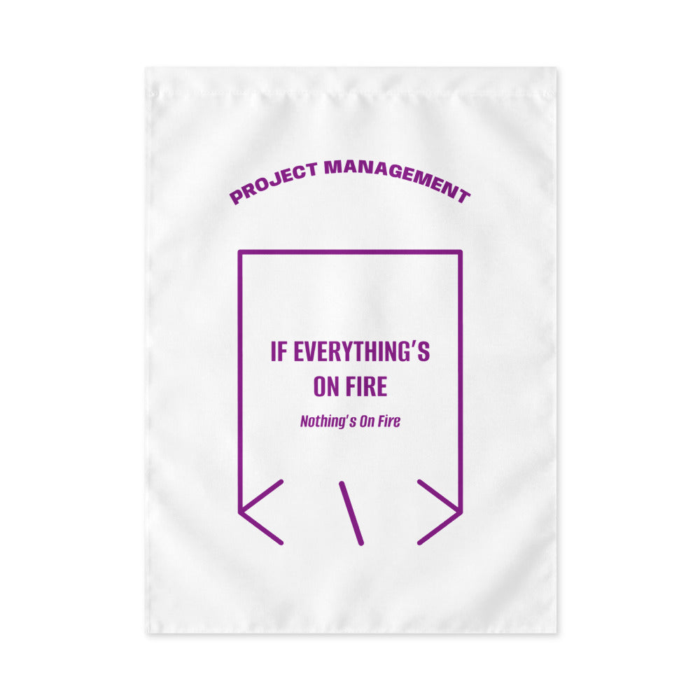 If Everything’s On Fire — White Purple back mockup