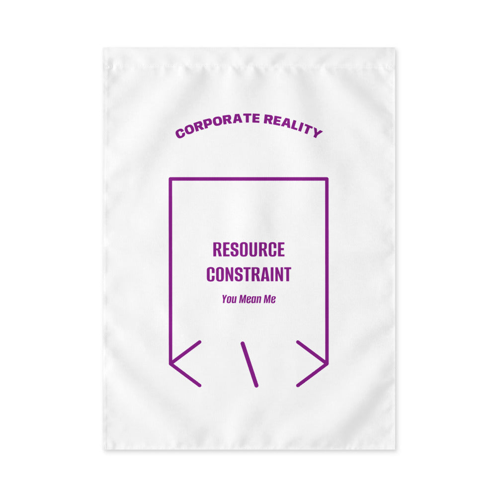 Resource Constraint — White Purple back mockup