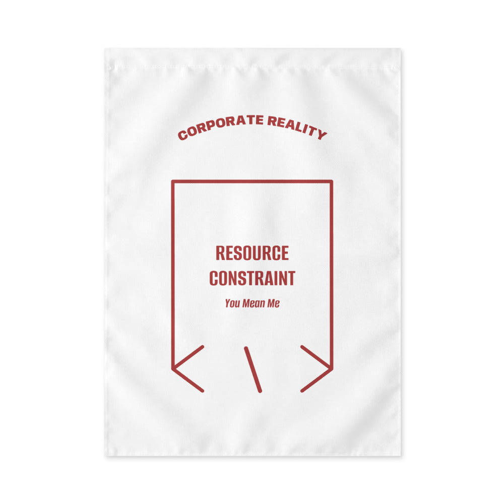 Resource Constraint — White Brown back mockup