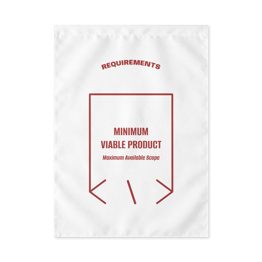 Minimum Viable Product — White Brown back mockup