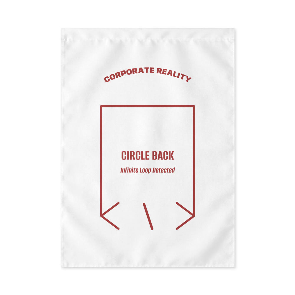 Circle Back — White Brown back mockup