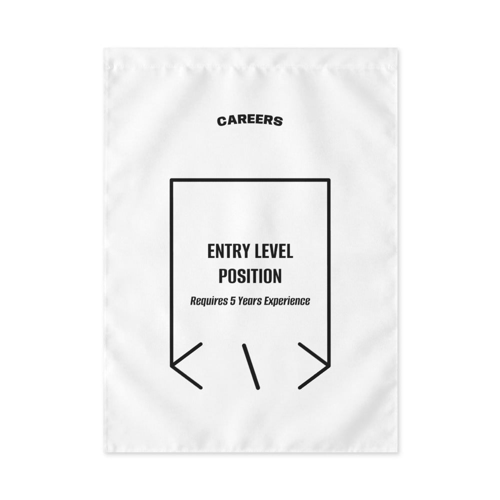 Entry Level Position — White Black back mockup