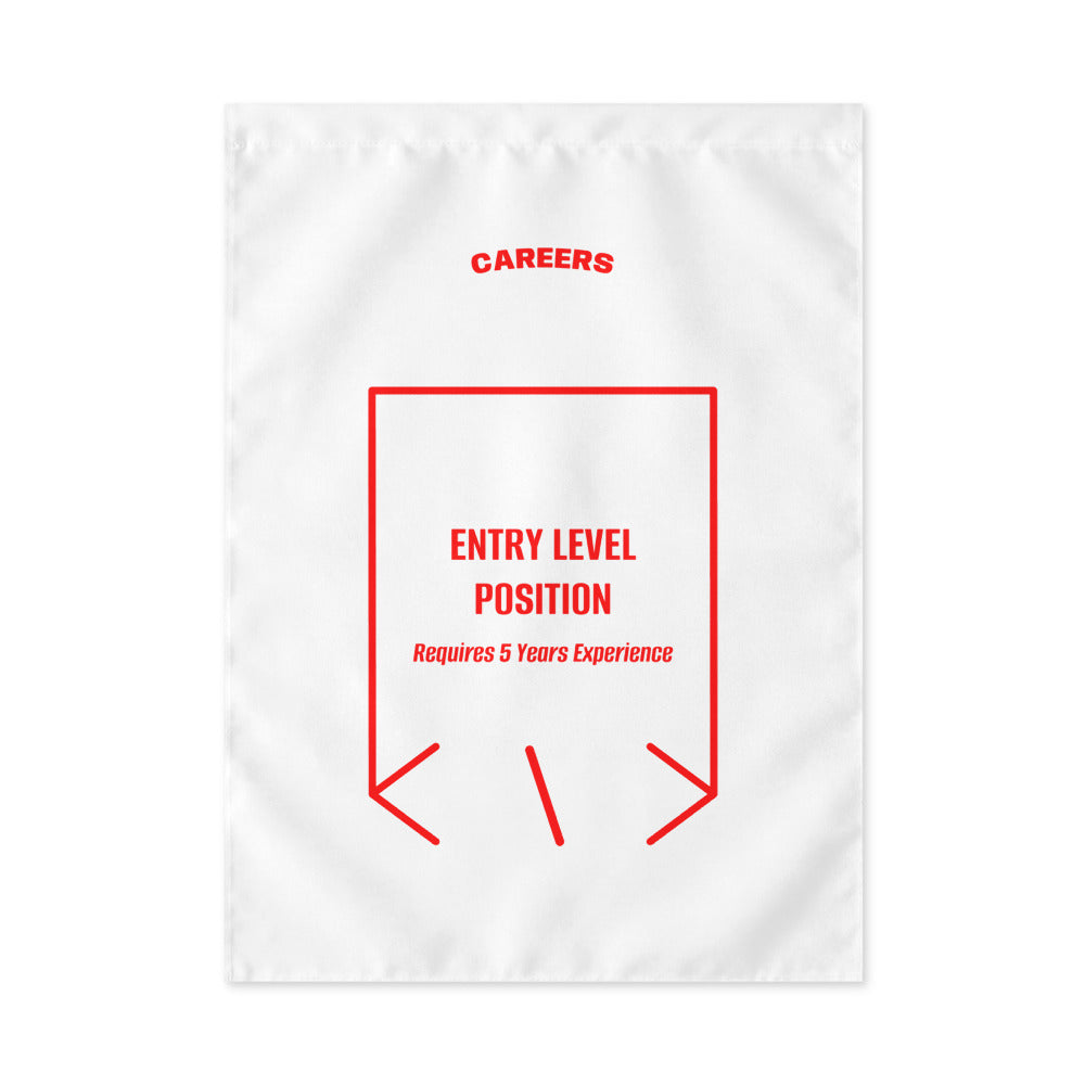 Entry Level Position — White Red back mockup