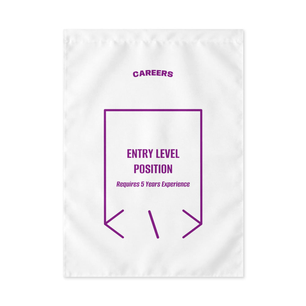Entry Level Position — White Purple back mockup