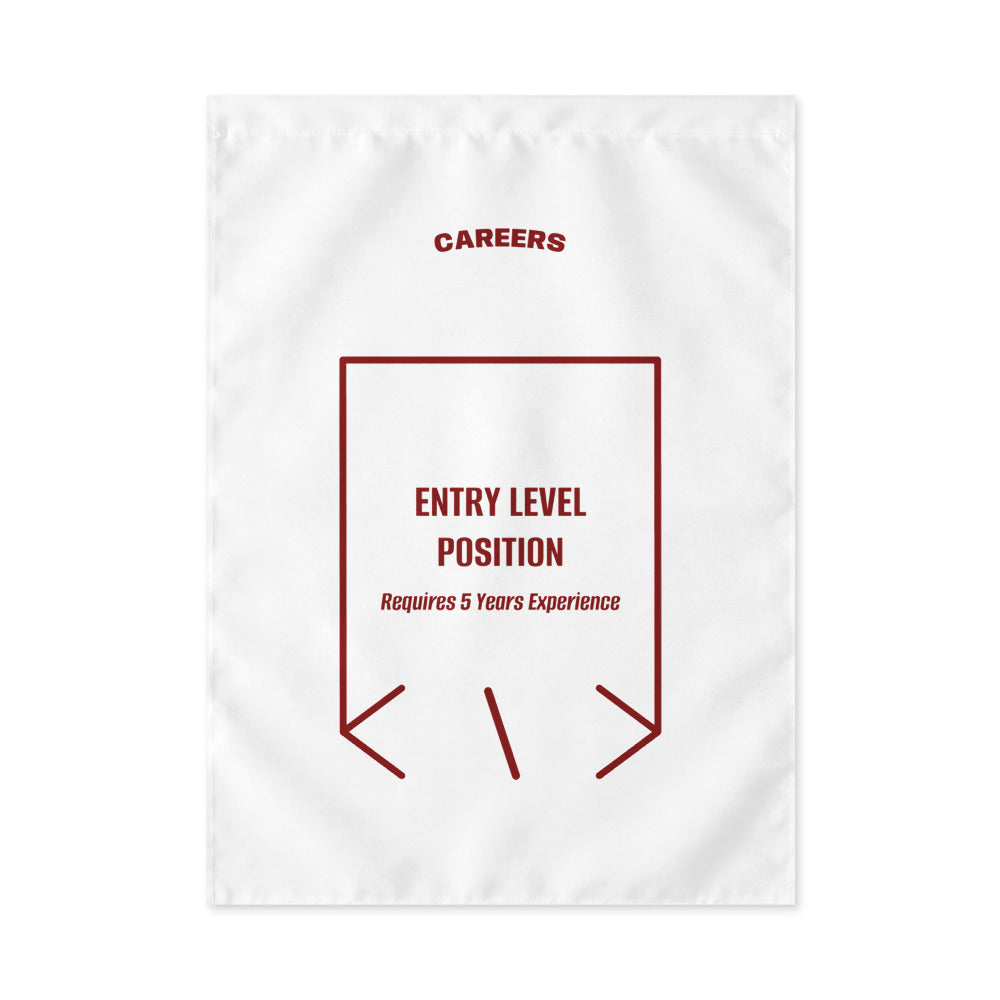 Entry Level Position — White Maroon back mockup