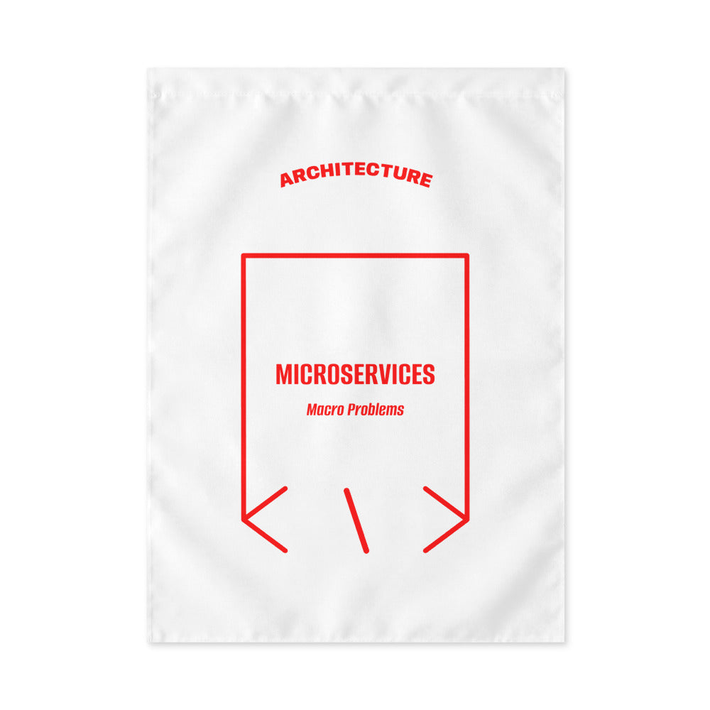 Microservices — White Red back mockup