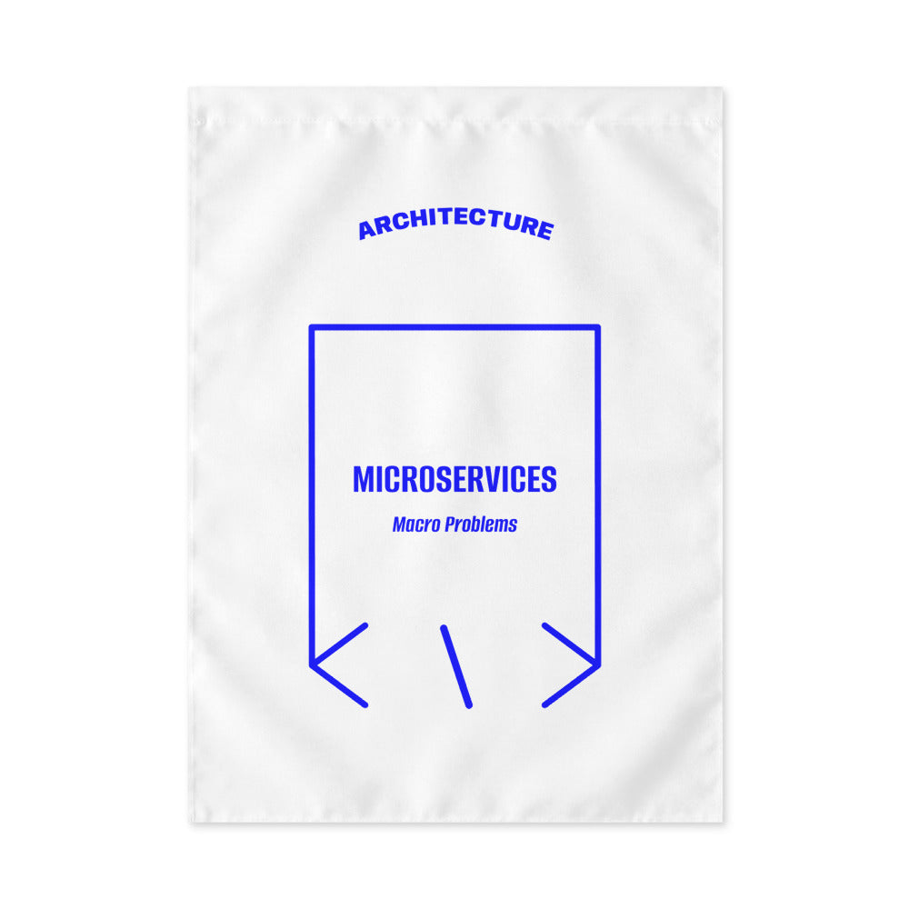 Microservices — White Blue back mockup