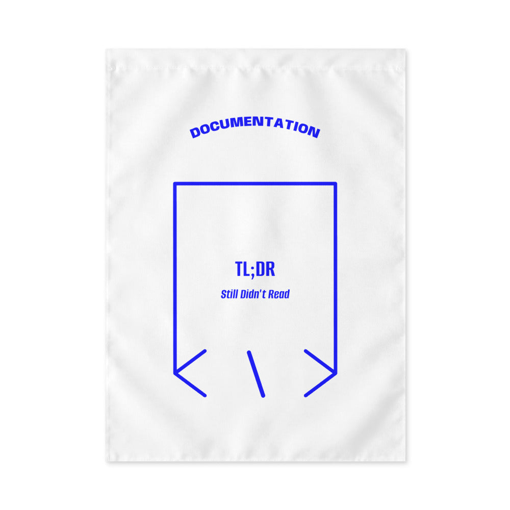 TL;DR — White Blue back mockup