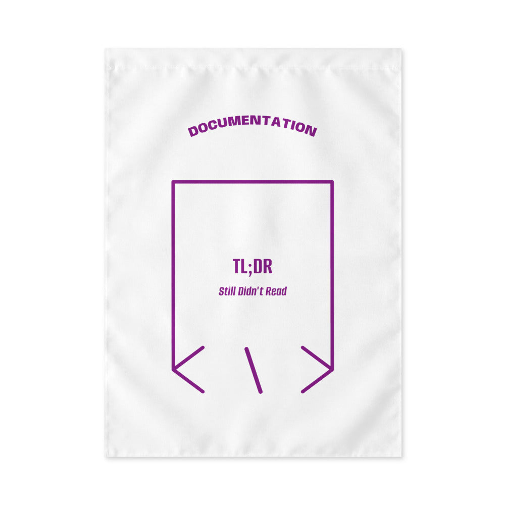 TL;DR — White Purple back mockup