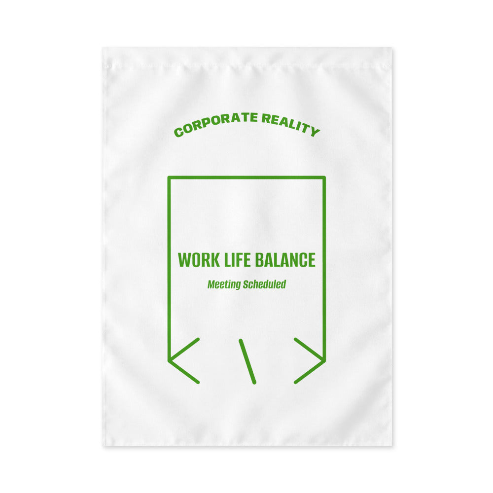 Work Life Balance — White Green back mockup
