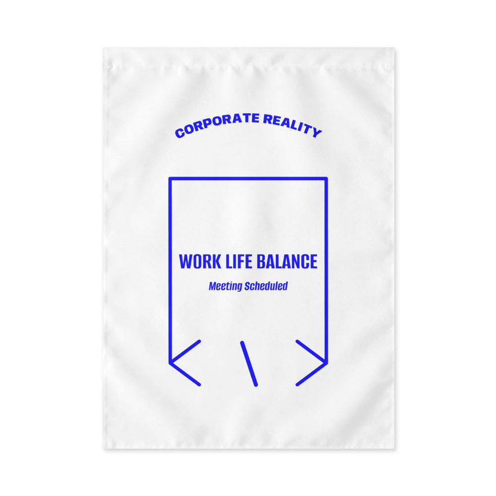 Work Life Balance — White Blue back mockup