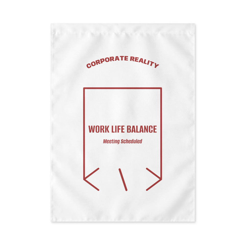 Work Life Balance — White Brown back mockup