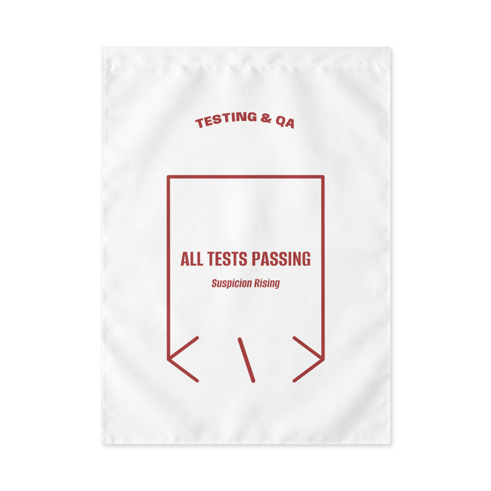 All Tests Passing — White Brown back mockup