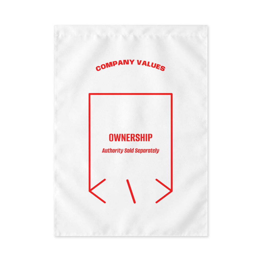 Ownership — White Red back mockup