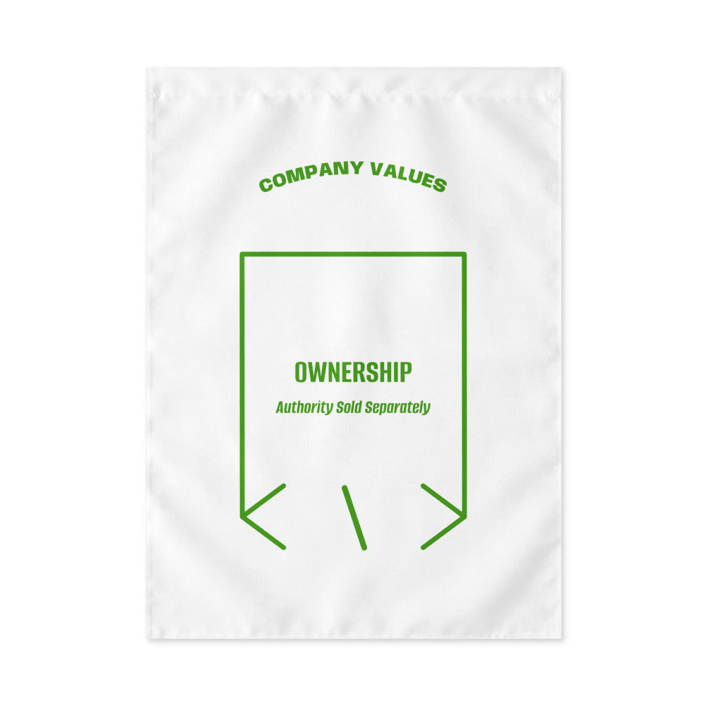 Ownership — White Green back mockup