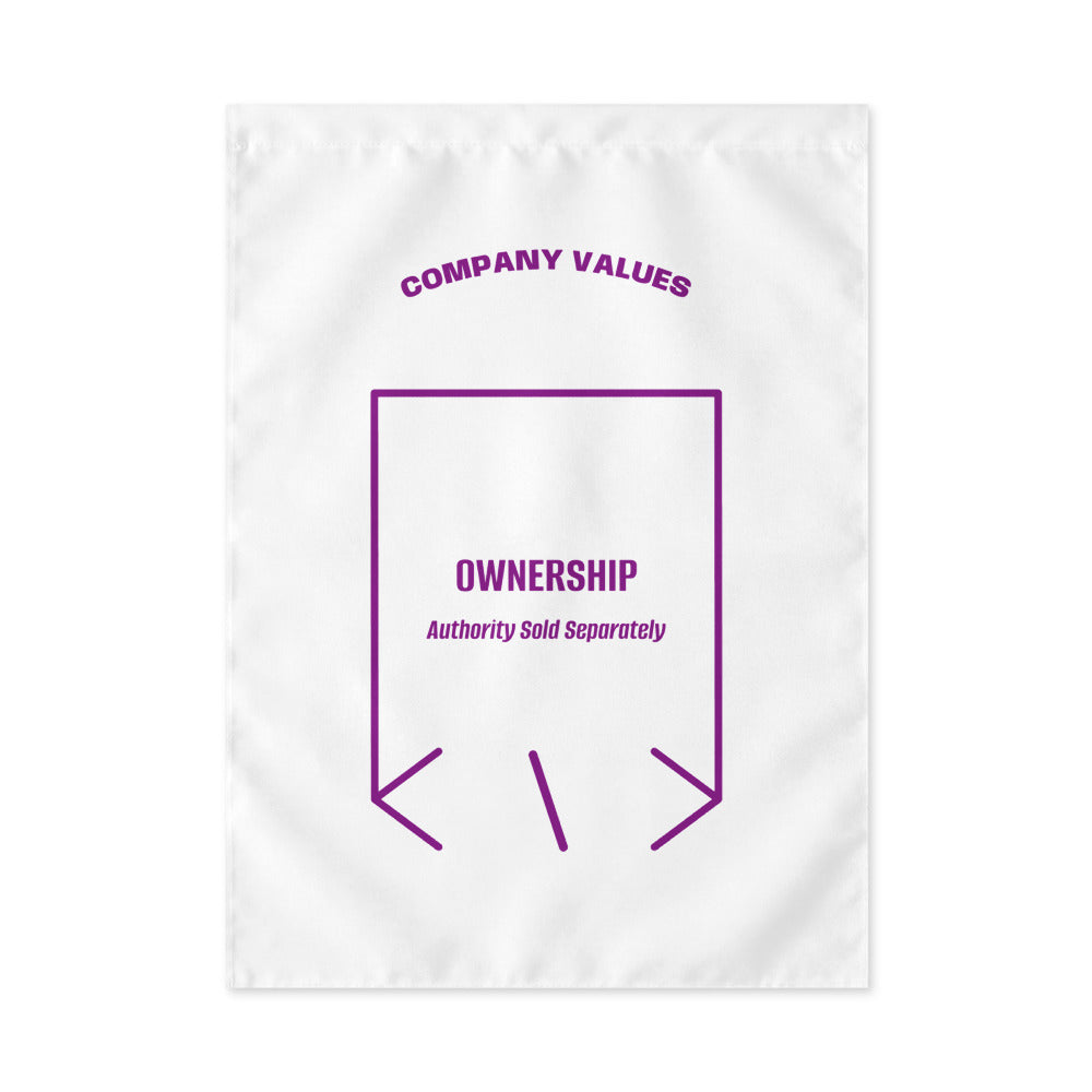 Ownership — White Purple back mockup
