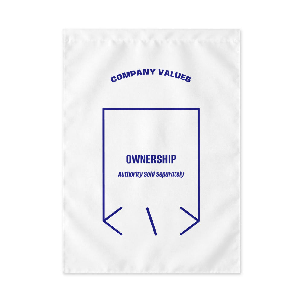 Ownership — White Navy back mockup