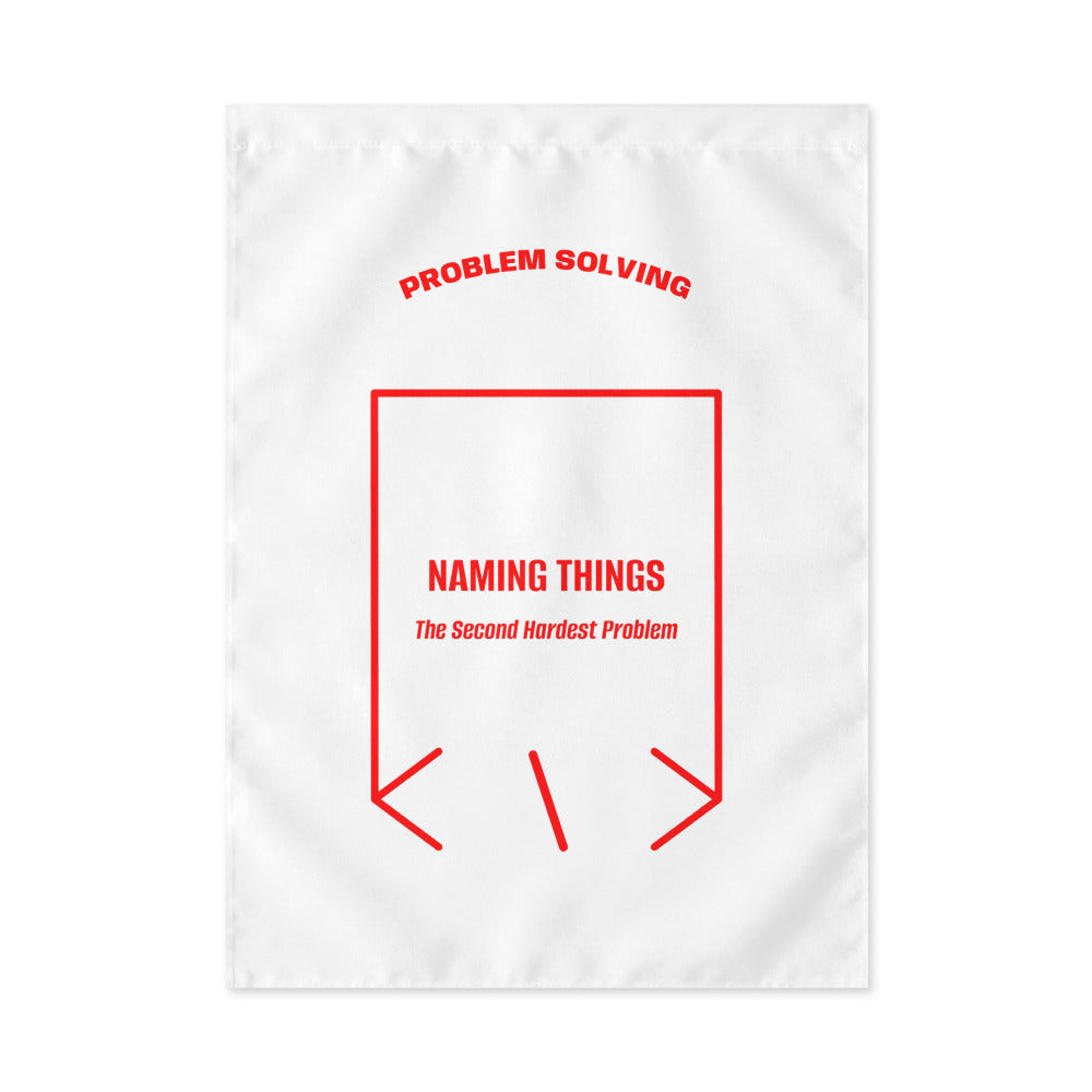 Naming Things — White Red back mockup