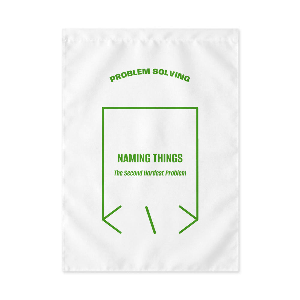 Naming Things — White Green back mockup