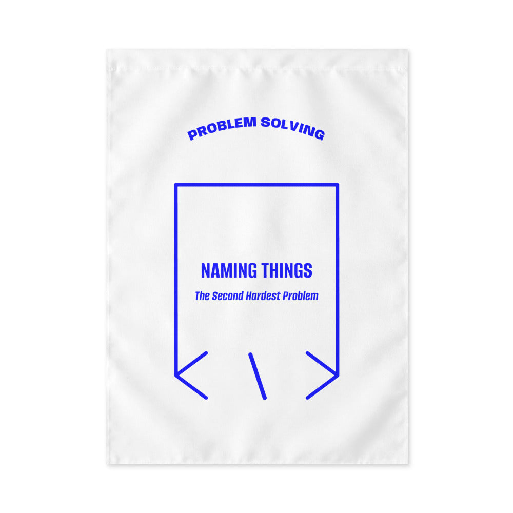 Naming Things — White Blue back mockup