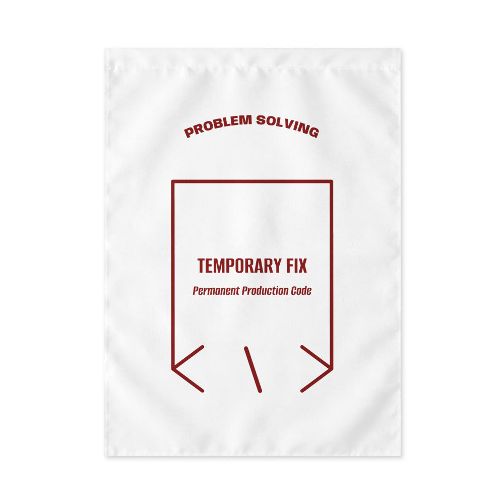 Temporary Fix — White Maroon back mockup