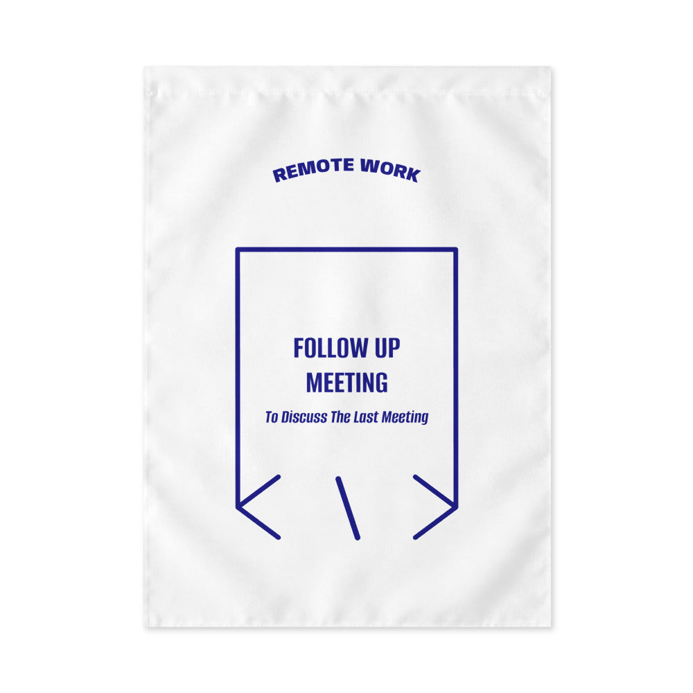 Follow Up Meeting — White Navy back mockup