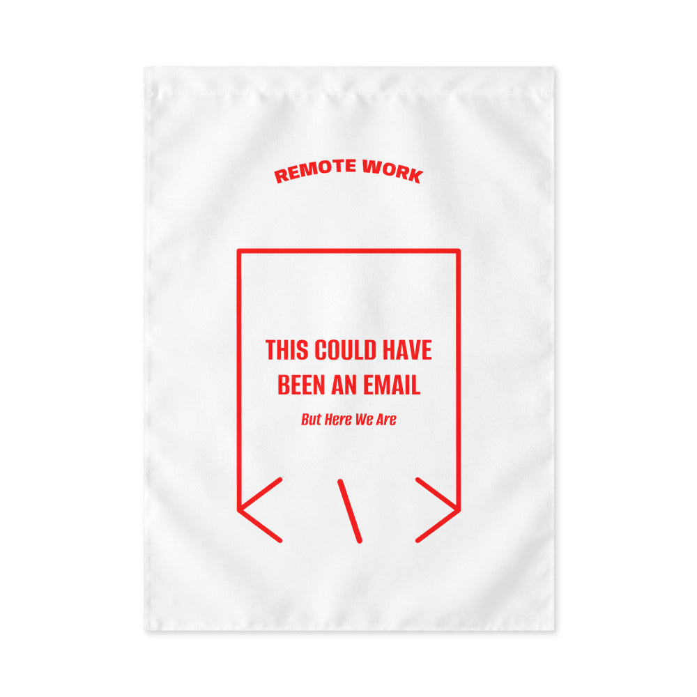 This Could Have Been An Email — White Red back mockup
