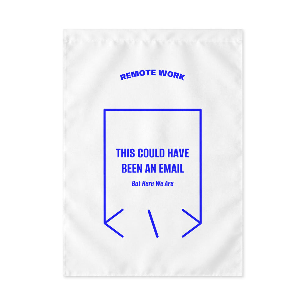 This Could Have Been An Email — White Blue back mockup