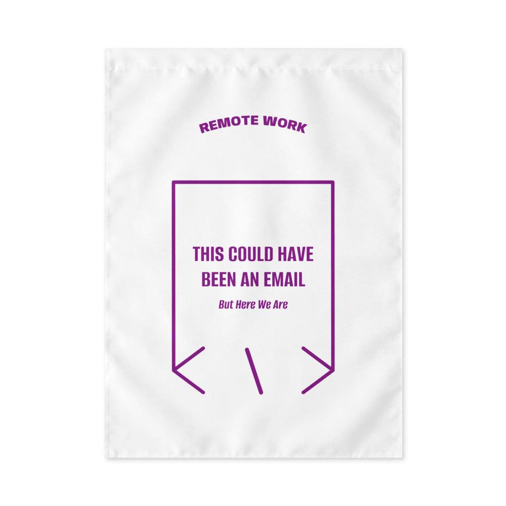 This Could Have Been An Email — White Purple back mockup