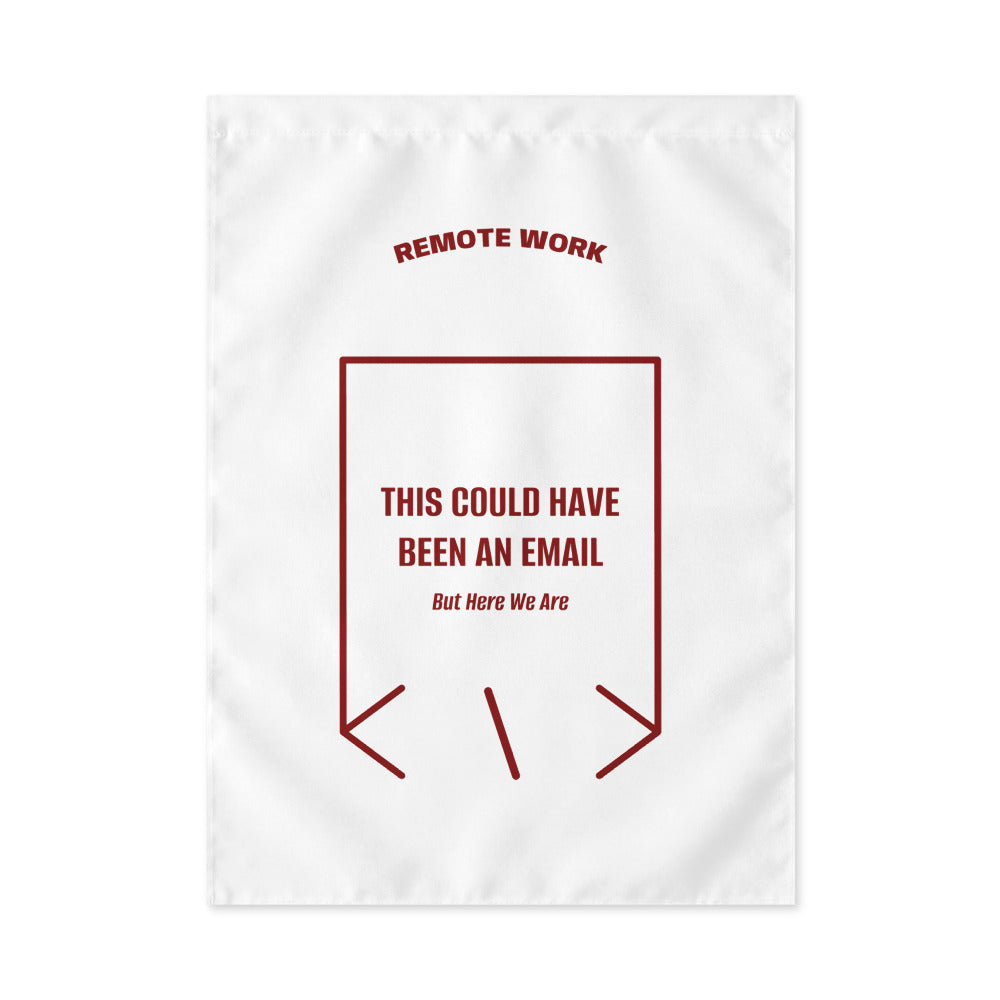 This Could Have Been An Email — White Maroon back mockup
