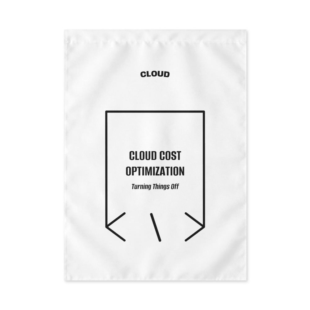 Cloud Cost Optimization — White Black back mockup