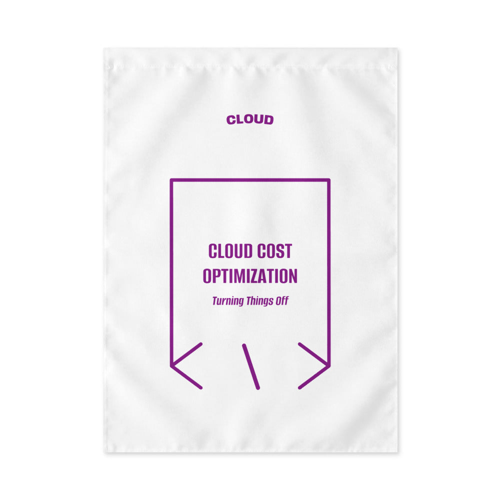Cloud Cost Optimization — White Purple back mockup
