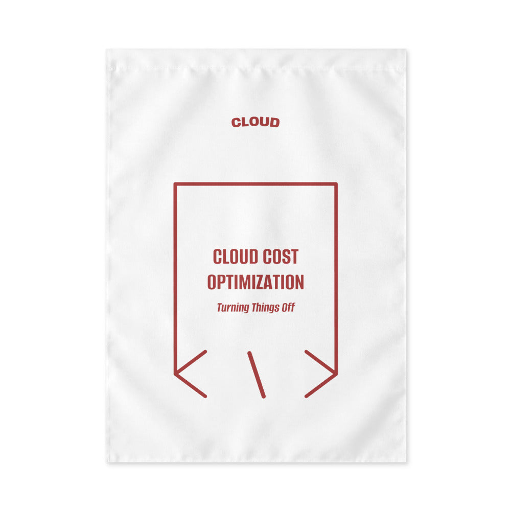 Cloud Cost Optimization — White Brown back mockup