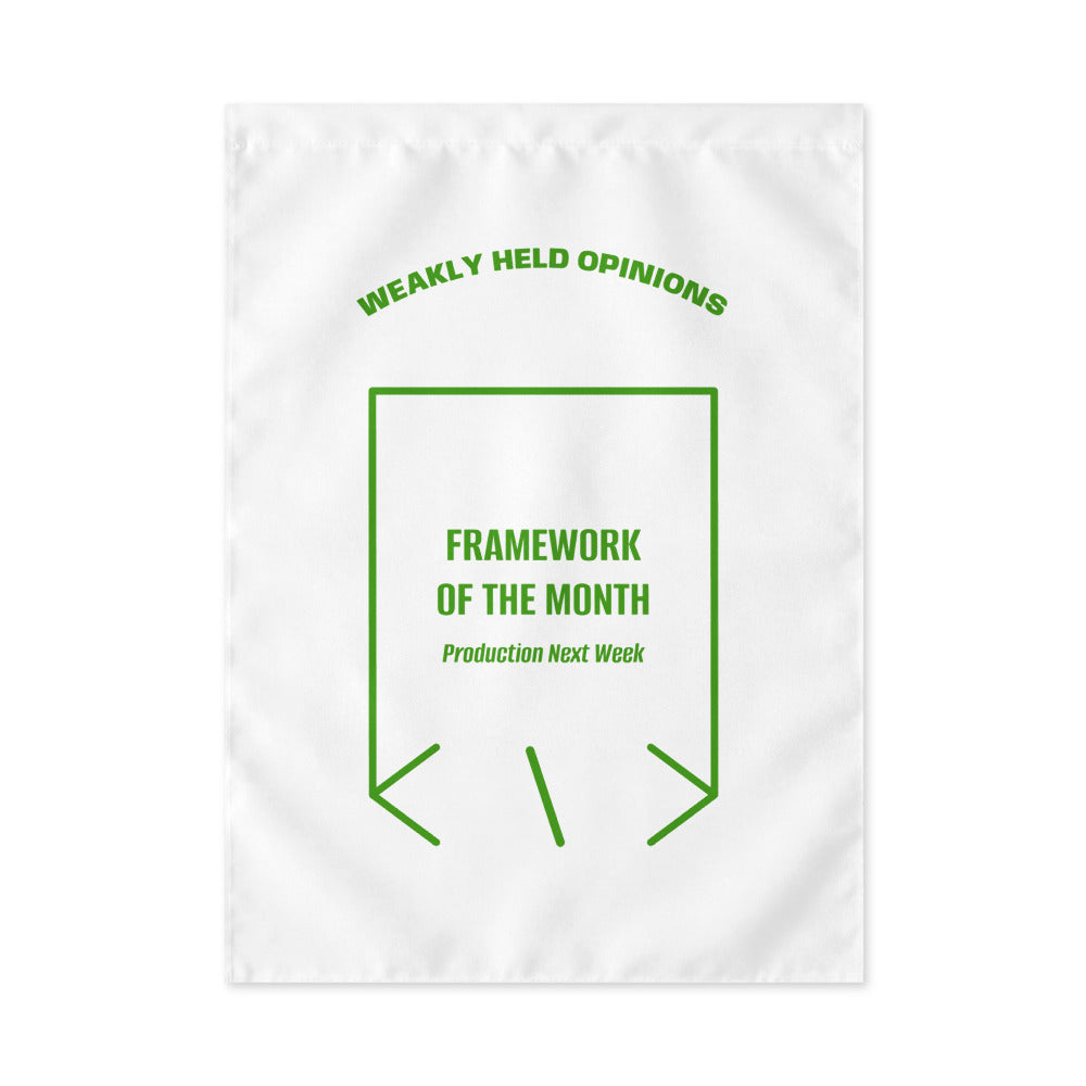 Framework Of The Month — White Green back mockup